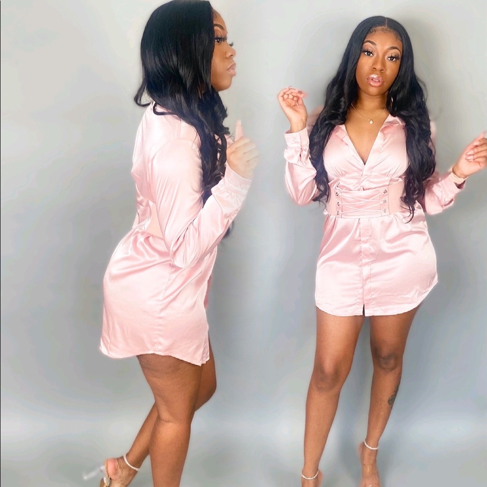 "Dior Rose" Corset dress